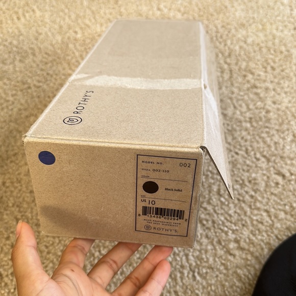 Rothy’s The Point Black Solid Flats - Picture 4 of 7